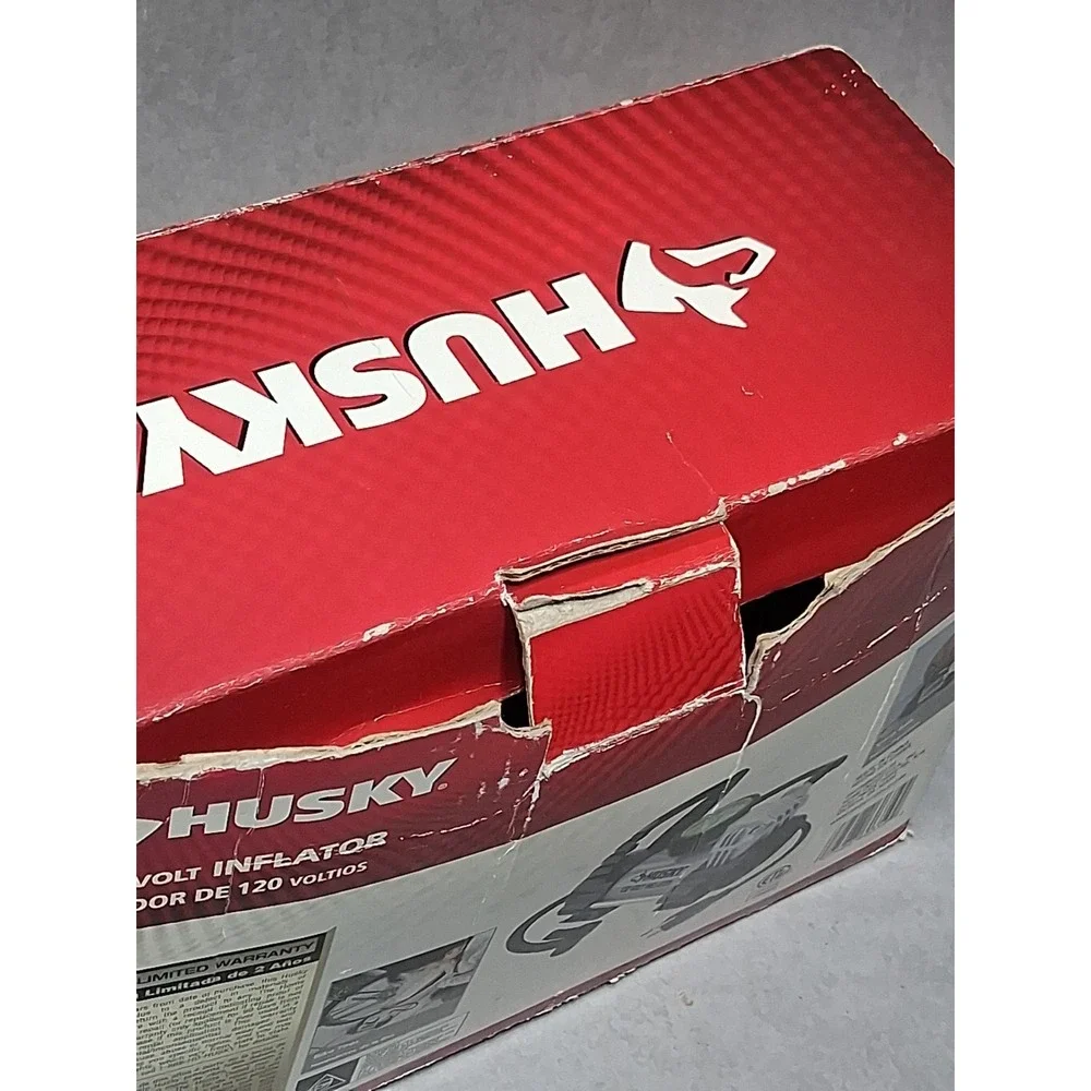 Husky Portable Inflator Pump 120-Volt  365 164 With Original Box